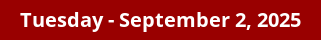 September 2, 2025 Daily Horoscope on DrStandley.com