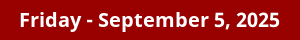 September 5, 2025 Daily Horoscope on DrStandley.com