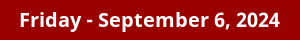 September 6, 2024 Daily Horoscope on DrStandley.com