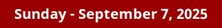 September 7, 2025 Daily Horoscope on DrStandley.com