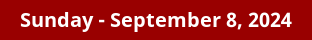 September 8, 2024 Daily Horoscope on DrStandley.com