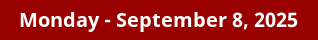 September 8, 2025 Daily Horoscope on DrStandley.com