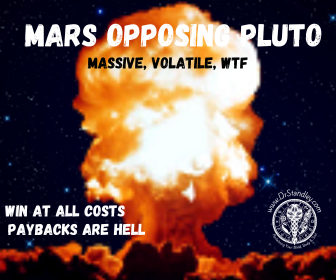 Mars Opposing Pluto on DrStandley.com