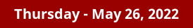 Thursday Daily Horoscope on DrStandley.com