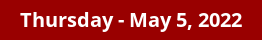 Thursday Daily Horoscope on DrStandley.com