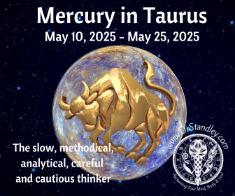 Mercury in Taurus 2025 on DrStandley.com