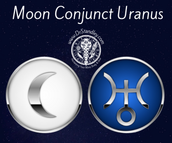 Moon conjunct Uranus reveals resourcefulness in an individual who would be living an unconventional life with a hefty dose of excitement and change. Moon conjunct Uranus on DrStandley.com
