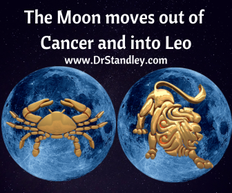 The Moon moving through the signs on DrStandley.com