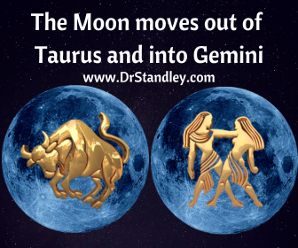 The Moon moving through the signs on DrStandley.com