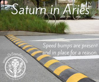 Saturn in Aries - May 24, 2025 until September 1, 2025 and then from February 13, 2026 until April 12, 2028 on DrStandley.com