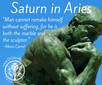 Saturn in Aries - May 24, 2025 until September 1, 2025 and then from February 13, 2026 until April 12, 2028 on DrStandley.com