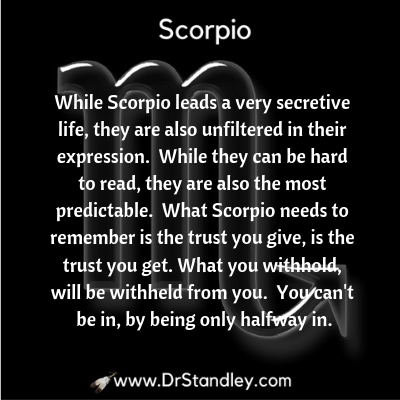 Scorpio Free Daily Horoscope - Rulerships all about Scorpio