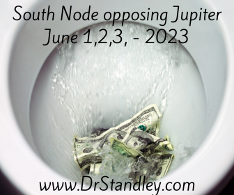 The South Node in Scorpio opposing Jupiter in Taurus on DrStandley.com