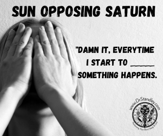 Sun Opposing Saturn on DrStandley.com