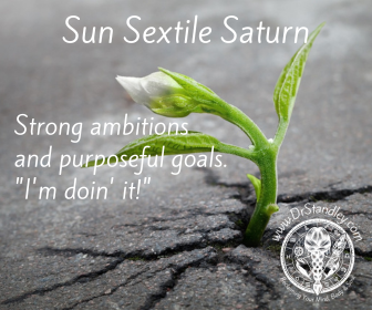 Sun sextile Saturn on DrStandley.com