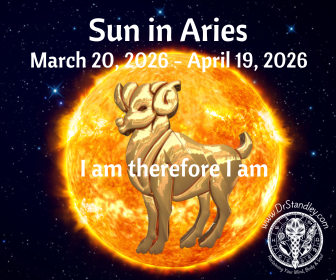 Sun in Aries 2026 on DrStandley.com