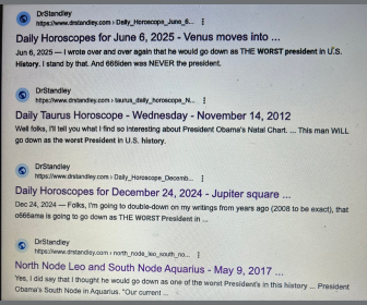 Worst President in the history of the U.S. on DrStandley.com