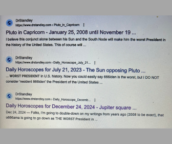 Worst President in the history of the U.S. on DrStandley.com